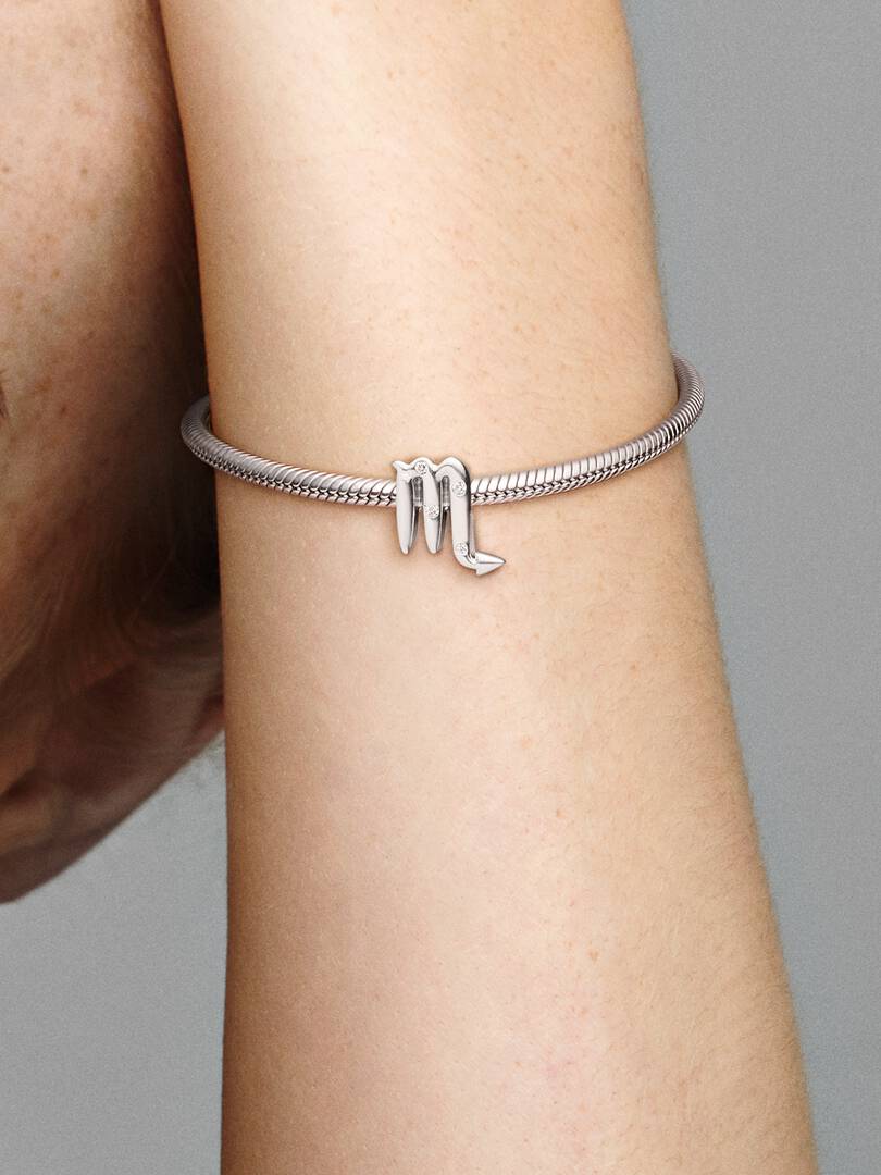 Charm Zodiacale Scorpione Pandora in Argento Sterling 925
