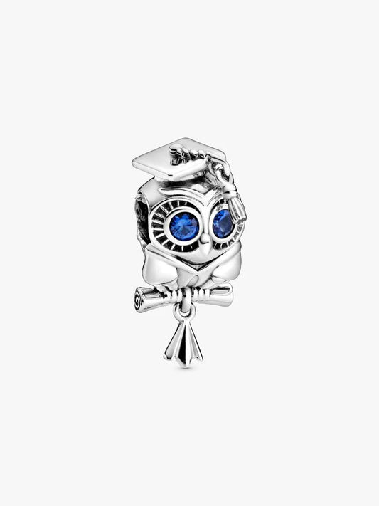 Charm Pandora Gufo Laureato in Argento Sterling 925 Donna