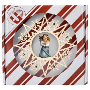 Angelo Cuore che prega Stella Cristallo Crystal con box regalo