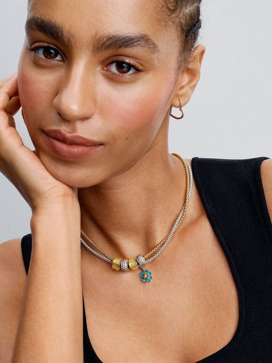 Orecchini a Cerchio Cuori Asimmetrici Pandora Donna