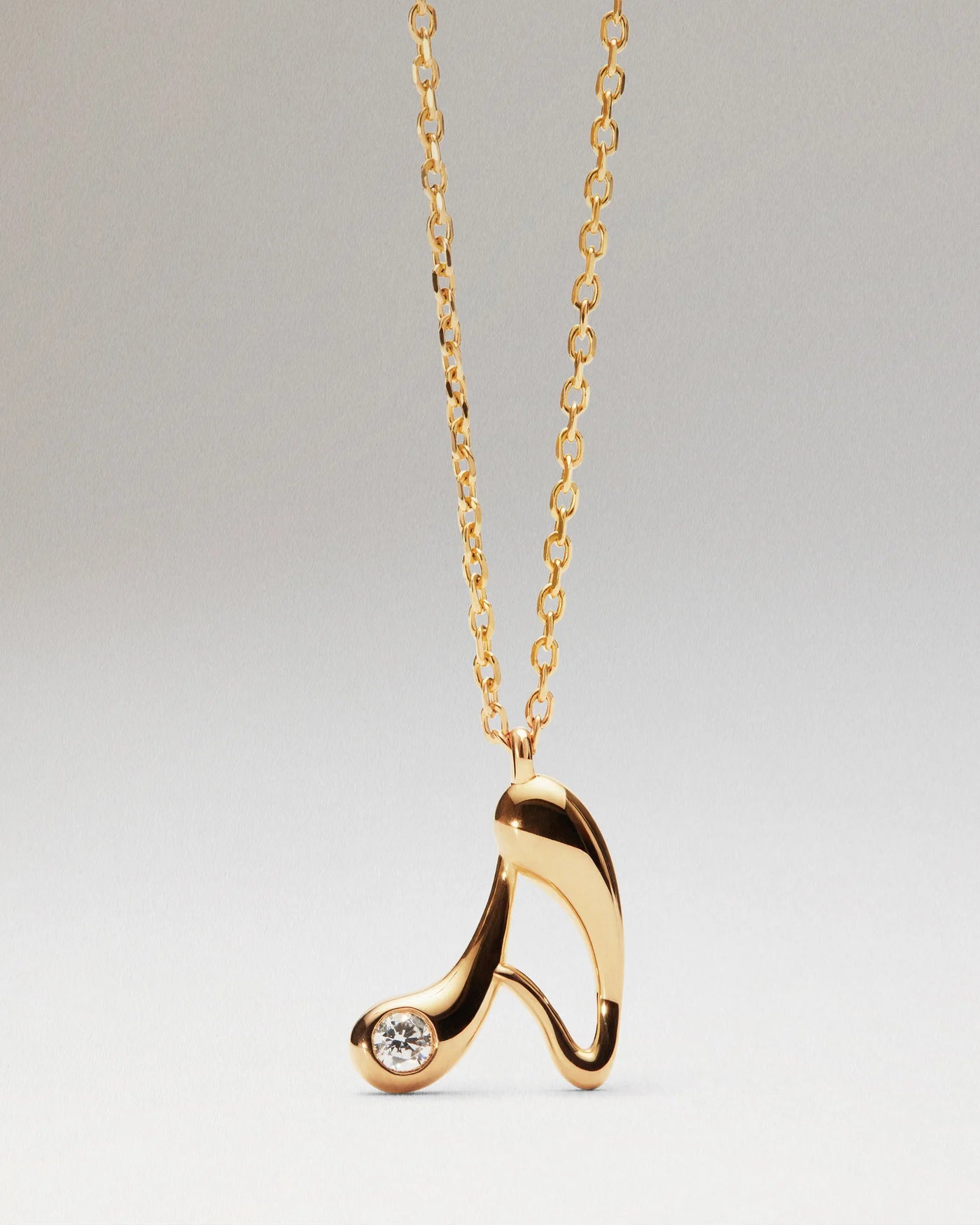 Collana Pdpaola Con Ciondolo In Argento 925 Con Iniziale Placcato Oro 18k O Rodio
