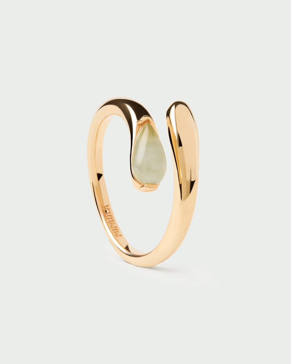 Pdpaola - Anello Donna PDPAOLA Kalia con Prehnite - Nazareno Bancone Gioielli
