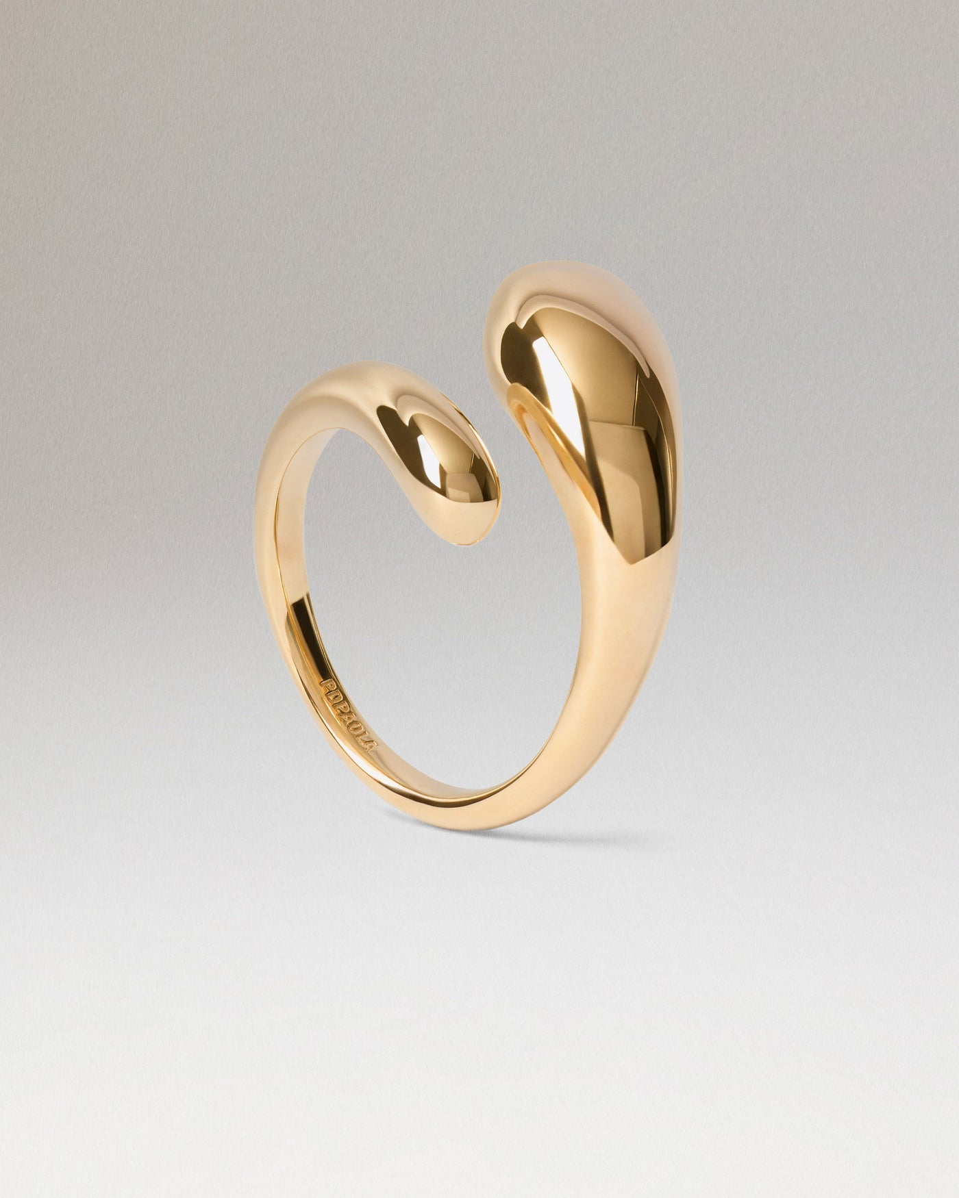 PDPAOLA - Anello Orbit Pdpaola Placcato Rodio Donna - Nazareno Bancone Gioielli