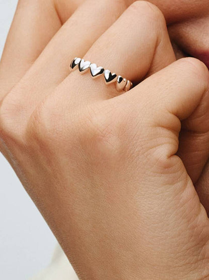 Pandora - Anello Pandora Be Love Fascia a Cuori Argento Sterling 925 - Nazareno Bancone Gioielli