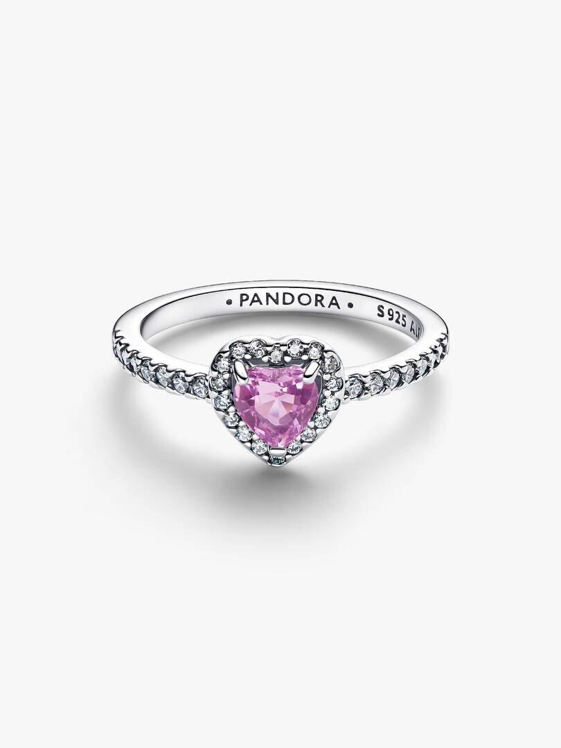 Pandora - Anello Pandora Cuore in Rilievo Viola - Nazareno Bancone Gioielli