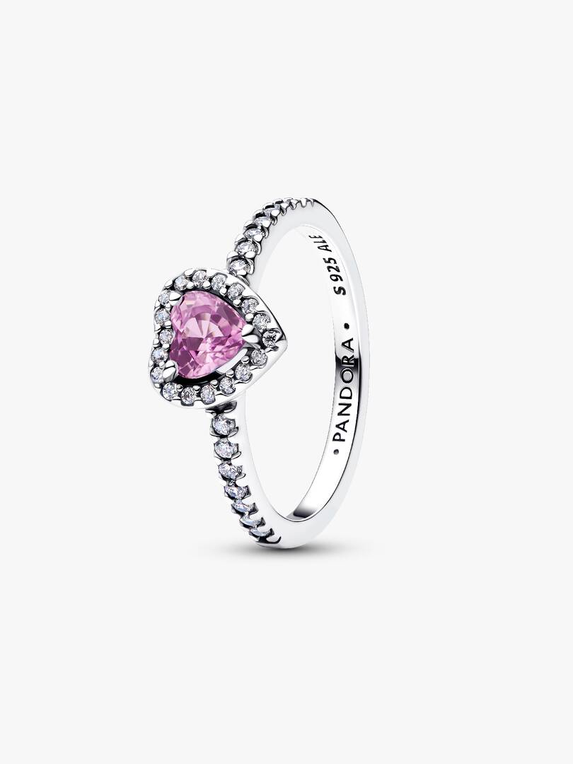 Pandora - Anello Pandora Cuore in Rilievo Viola - Nazareno Bancone Gioielli