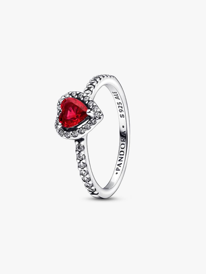 Pandora - Anello Pandora Cuore Rosso in Argento Sterling 925 - Nazareno Bancone Gioielli