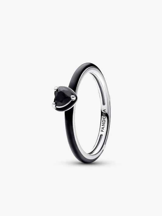 Pandora - Anello Pandora ME Black Chakra Heart in Argento Sterling 925 - Nazareno Bancone Gioielli