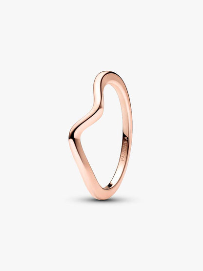 Pandora - Anello Pandora Onda Oro Rosa - Nazareno Bancone Gioielli