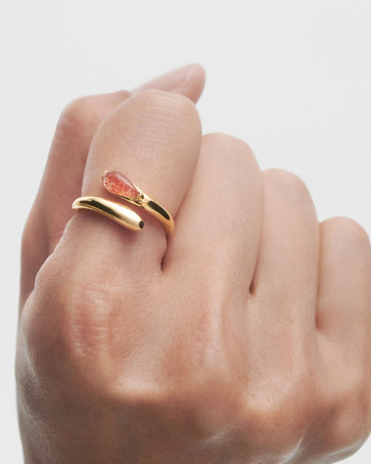 Pdpaola - Anello PDPAOLA Kalia con Pietra Solare - Nazareno Bancone Gioielli