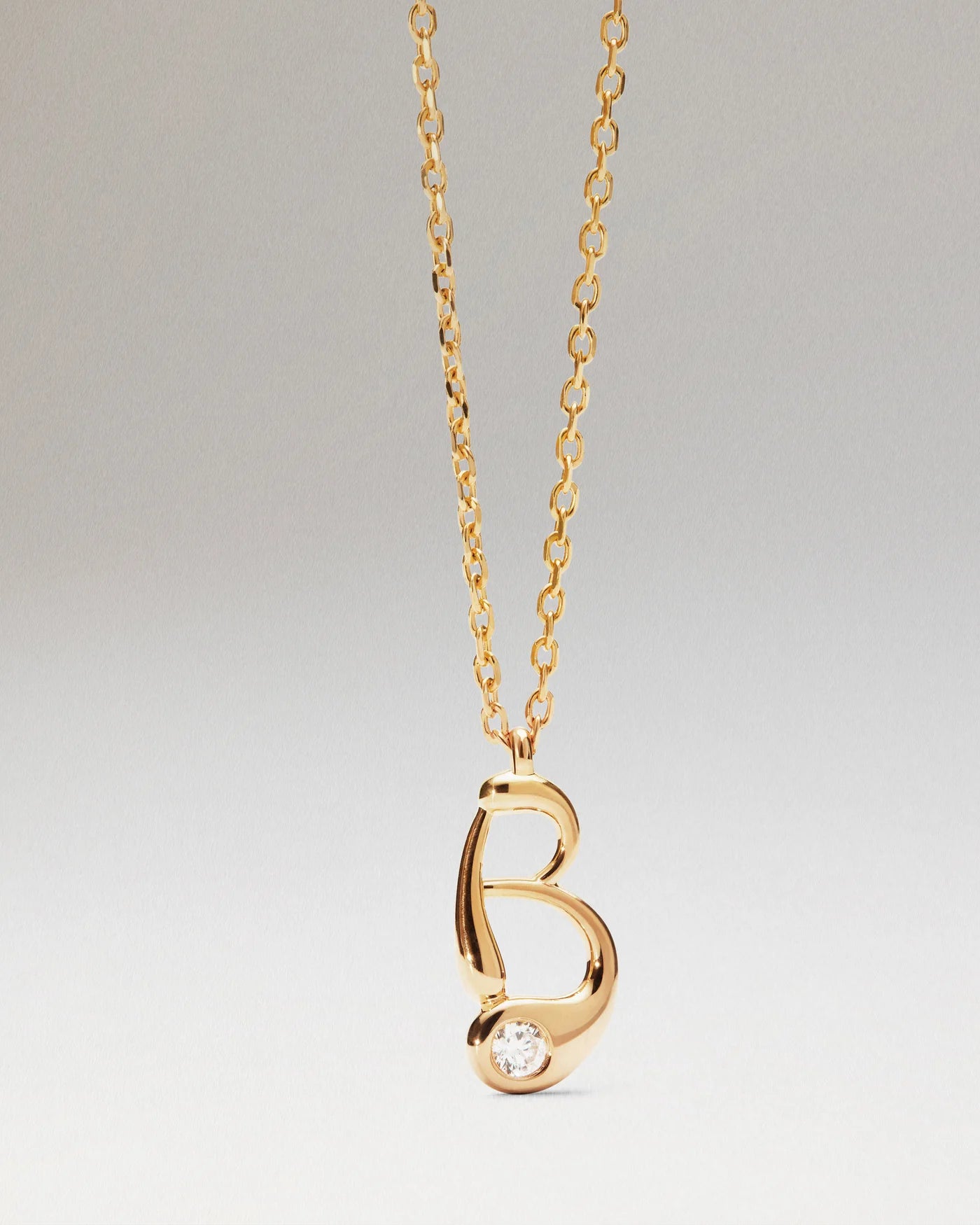 Collana Pdpaola Con Ciondolo In Argento 925 Con Iniziale Placcato Oro 18k O Rodio