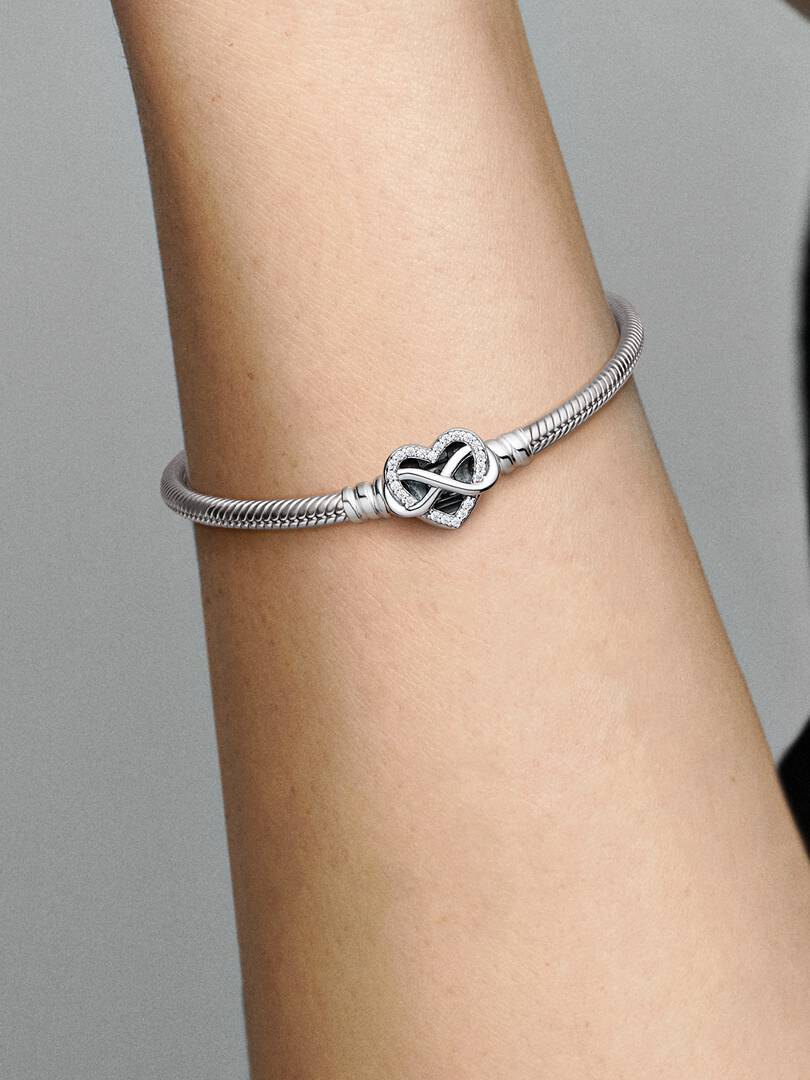 Pandora - Bracciale Pandora Donna Cuore Infinito in Argento 925 - Nazareno Bancone Gioielli