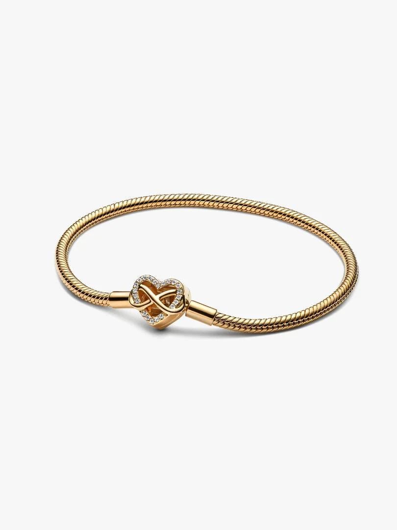 Pandora - Bracciale Pandora Moments Donna con Chiusura Cuore Infinito - Nazareno Bancone Gioielli