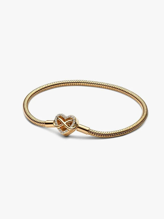 Pandora - Bracciale Pandora Moments Donna con Chiusura Cuore Infinito - Nazareno Bancone Gioielli