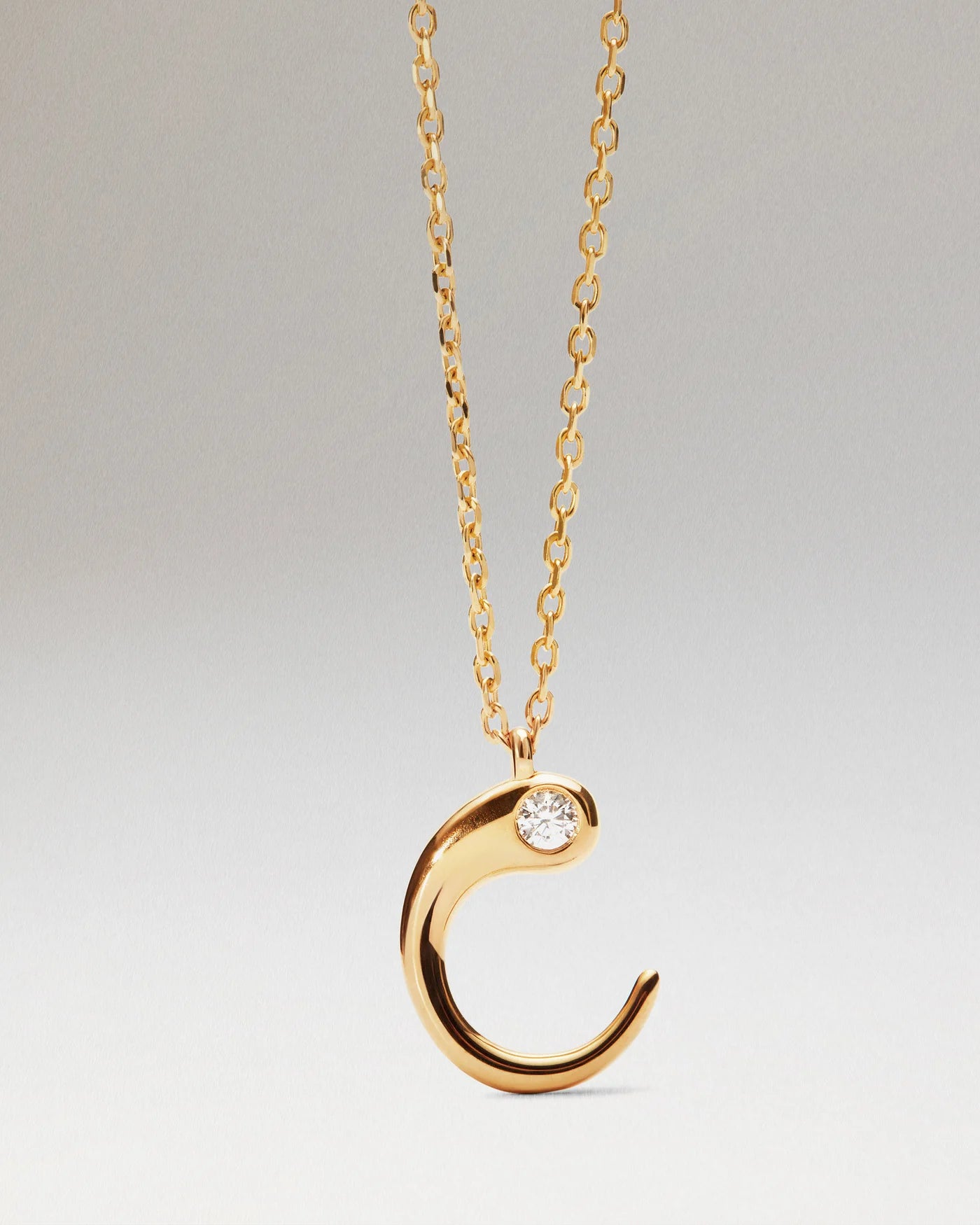 Collana Pdpaola Con Ciondolo In Argento 925 Con Iniziale Placcato Oro 18k O Rodio