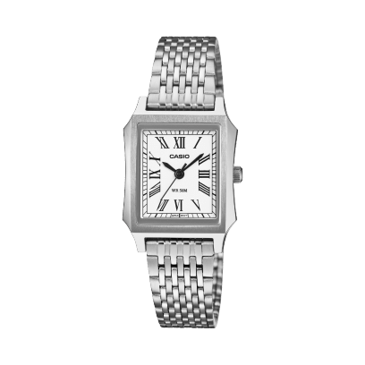 Casio - Casio LTP-B190D-7BV Orologio Unisex In Acciaio Quadrante Bianco - Nazareno Bancone Gioielli