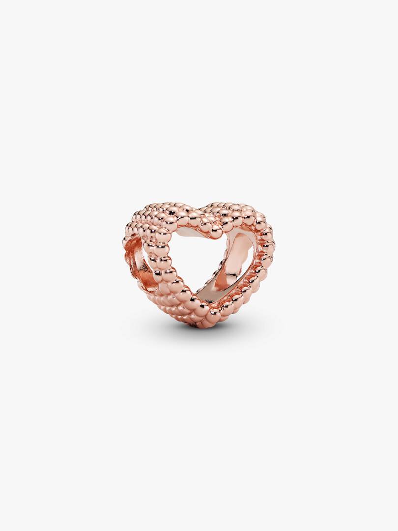 Pandora - Charm Cuore di Sfere Pandora in Oro Rosa Donna - Nazareno Bancone Gioielli