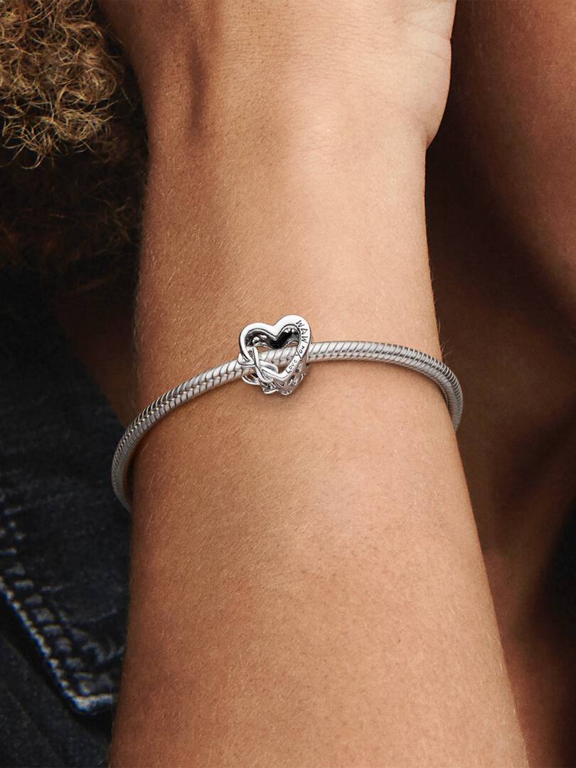 Pandora - Charm Pandora Cuore Infinito "Ti Amo Mamma" Donna - Nazareno Bancone Gioielli