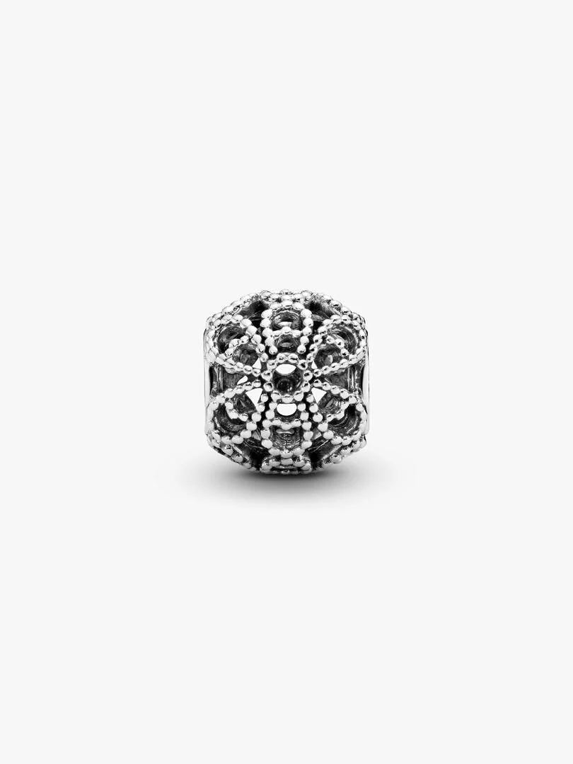 Pandora - Charm Pandora Fiori Openwork In Argento Sterling 925 Donna - Nazareno Bancone Gioielli