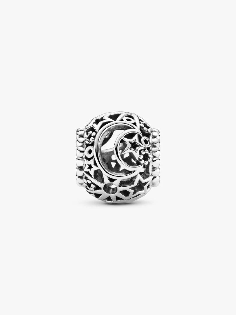 Pandora - Charm Pandora Openwork Sole, Stelle e Luna - Nazareno Bancone Gioielli