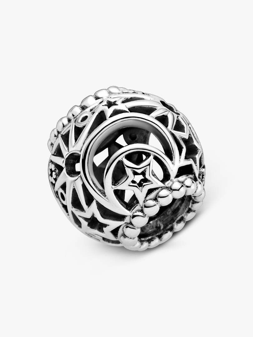 Pandora - Charm Pandora Openwork Sole, Stelle e Luna - Nazareno Bancone Gioielli