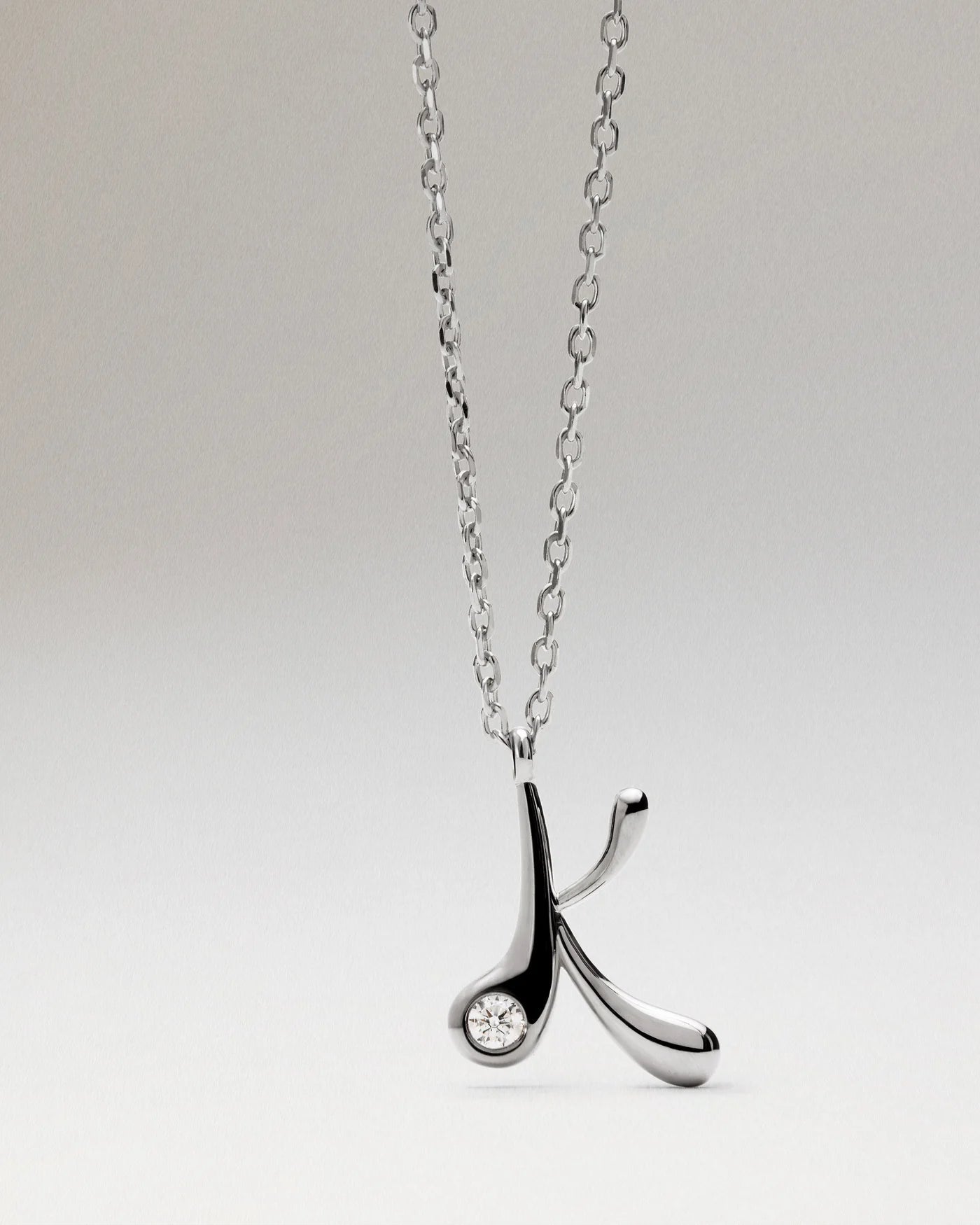 PDPAOLA - Collana Pdpaola Con Ciondolo In Argento 925 Con Iniziale Placcato Oro 18k O Rodio - Nazareno Bancone Gioielli