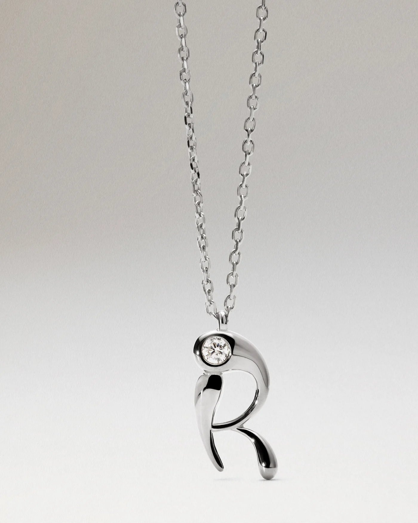 PDPAOLA - Collana Pdpaola Con Ciondolo In Argento 925 Con Iniziale Placcato Oro 18k O Rodio - Nazareno Bancone Gioielli