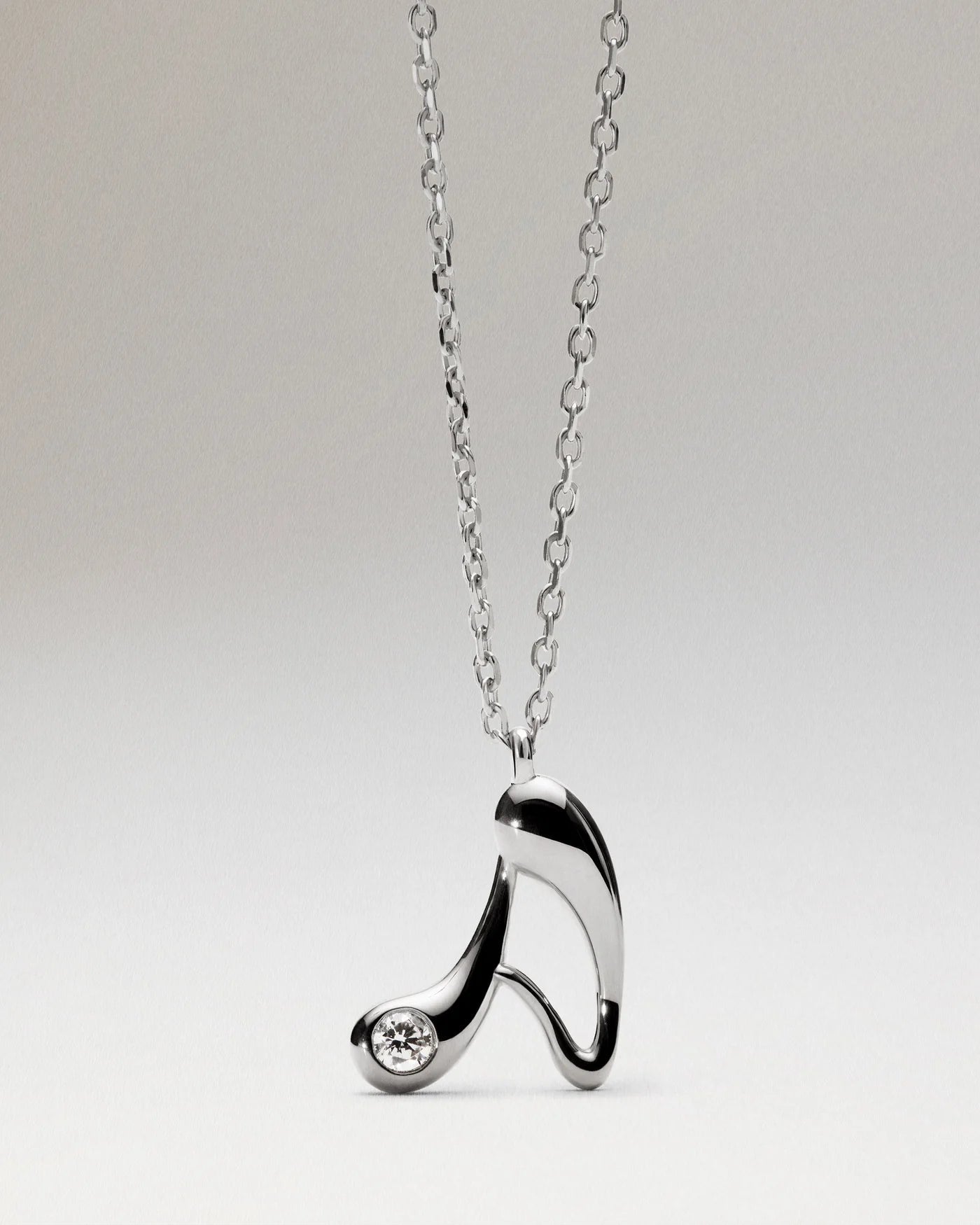 PDPAOLA - Collana Pdpaola Con Ciondolo In Argento 925 Con Iniziale Placcato Oro 18k O Rodio - Nazareno Bancone Gioielli