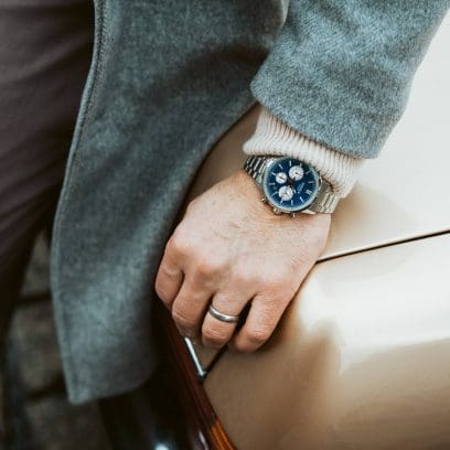 Edifice - Cronografo Uomo Edifice 40.5mm In Acciaio Quadrante Blu - Nazareno Bancone Gioielli