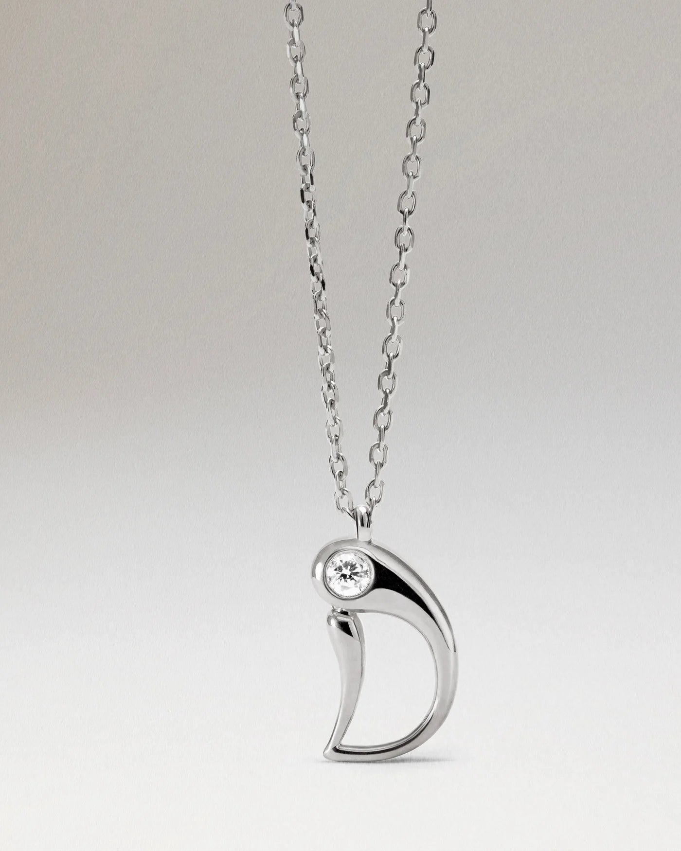 Collana Pdpaola Con Ciondolo In Argento 925 Con Iniziale Placcato Oro 18k O Rodio