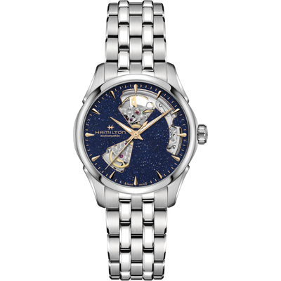 Orologio Donna Hamilton 36mm In Acciaio Quadrante Blu Avventurina