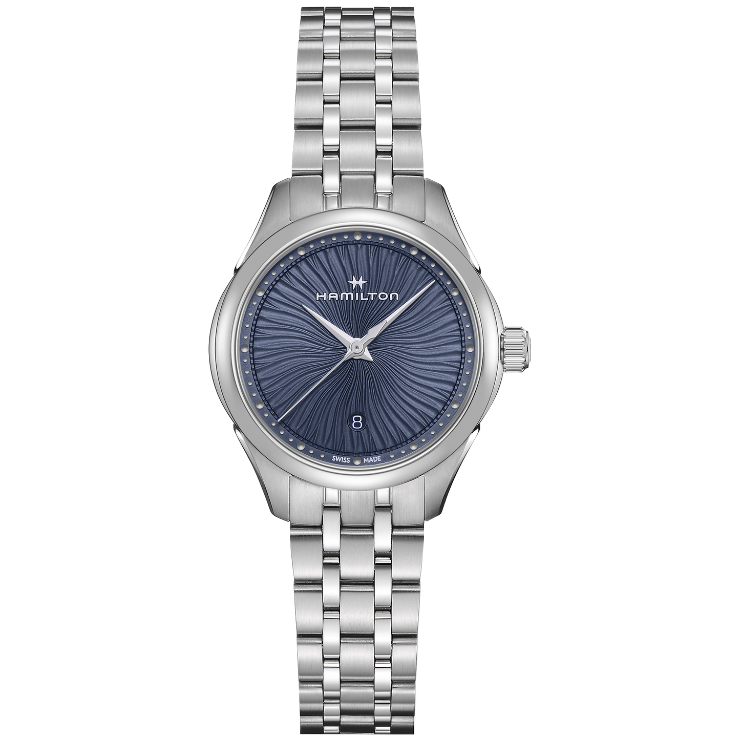 Orologio Analogico Donna Hamilton 30mm In Acciaio Quadrante Blu Notte