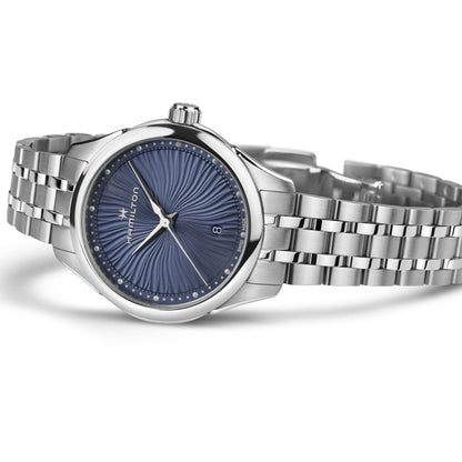 Orologio Analogico Donna Hamilton 30mm In Acciaio Quadrante Blu Notte