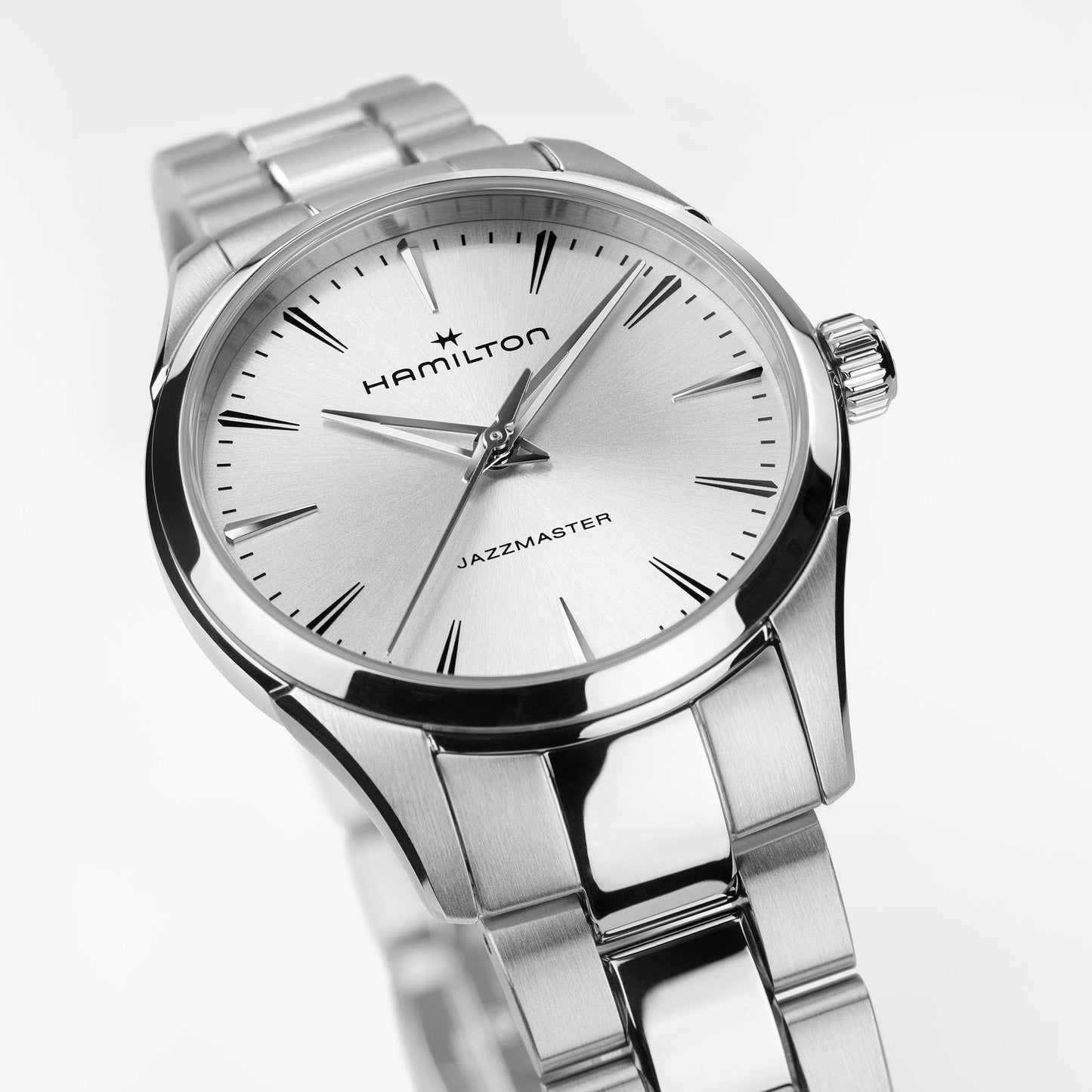 Orologio Uomo Hamilton 32mm In Acciaio Quadrante Argento