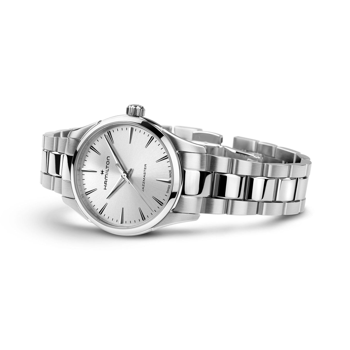 Orologio Uomo Hamilton 32mm In Acciaio Quadrante Argento