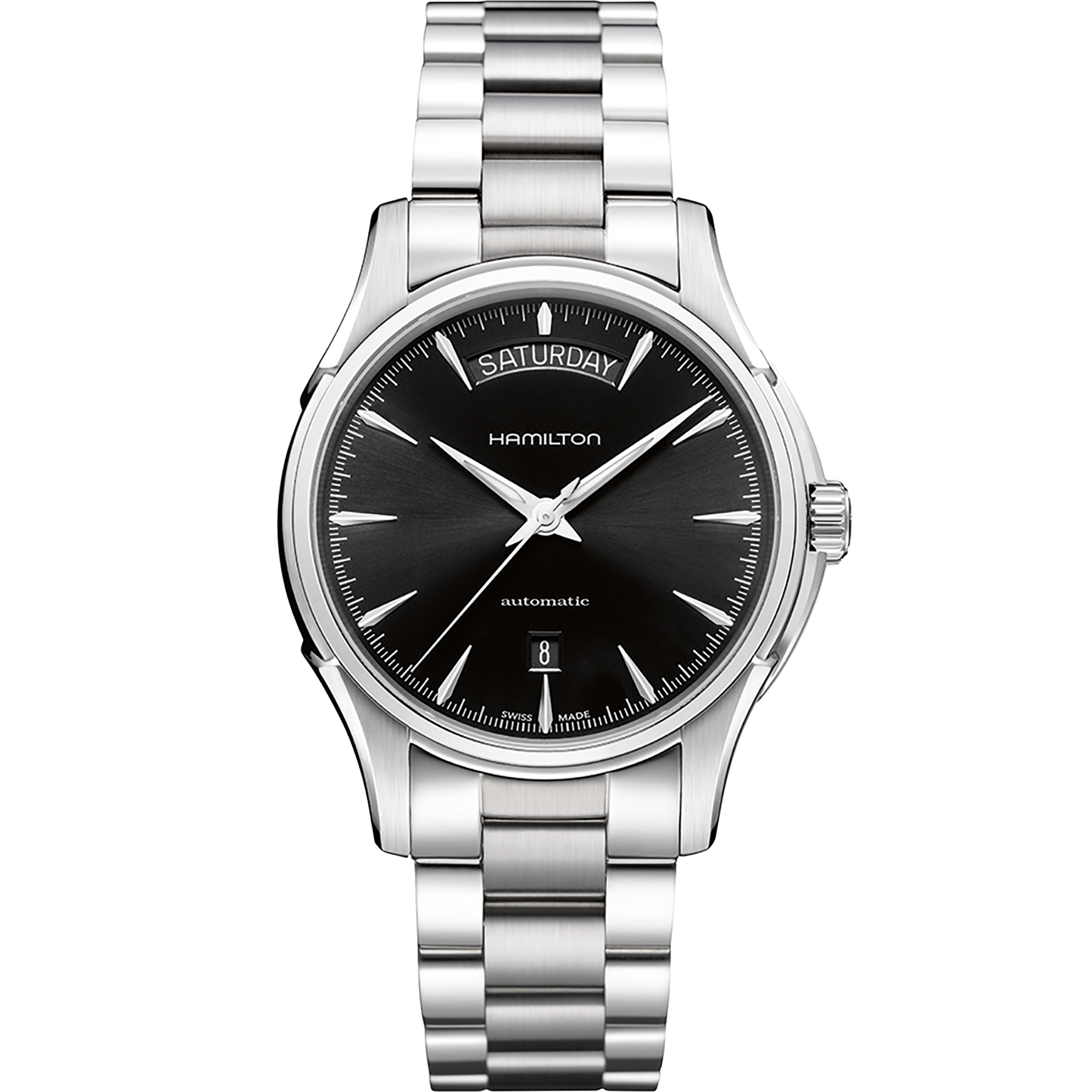 Orologio Hamilton In Acciaio Quadrante Nero