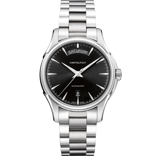 Orologio Hamilton In Acciaio Quadrante Nero