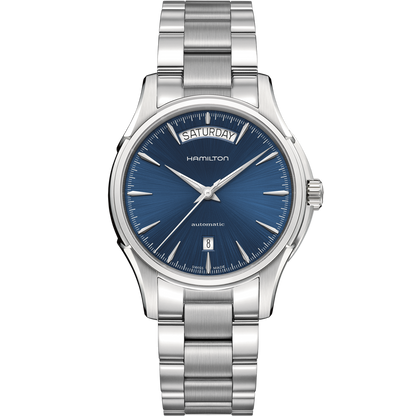 Orologio Analogico Uomo Hamilton In Acciaio Quadrante Blu
