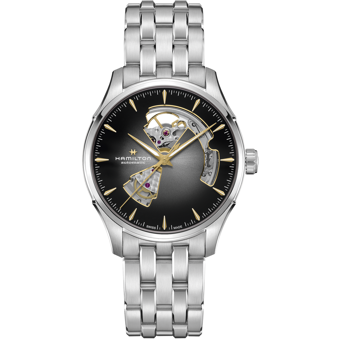 Orologio Uomo Hamilton 40mm In Acciaio Quadrante Argento