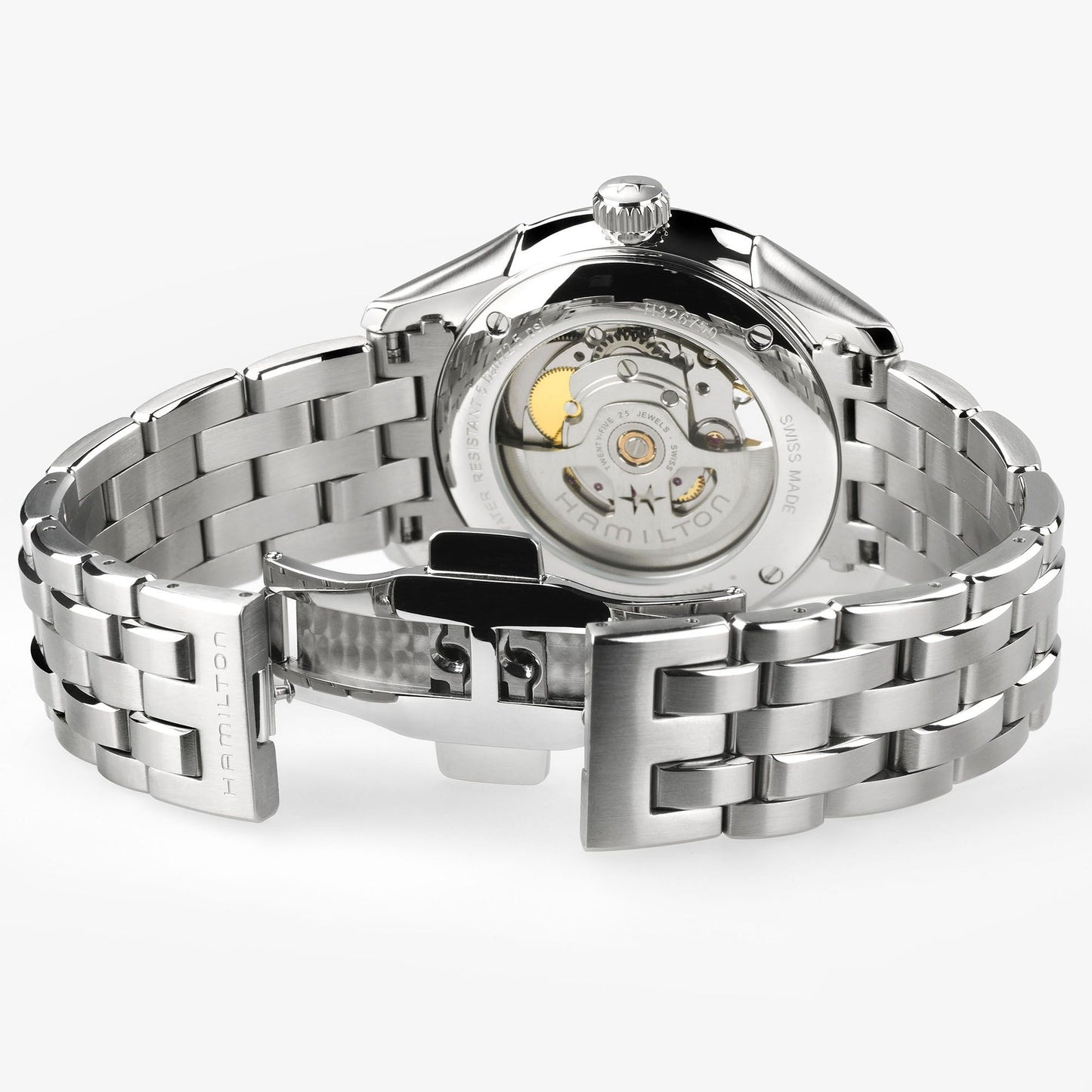 Orologio Uomo Hamilton 40mm In Acciaio Quadrante Argento