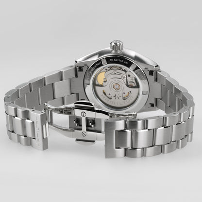 Orologio Hamilton 34mm In Acciaio Quadrante Verde