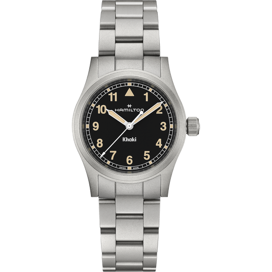 Orologio Hamilton 33mm In Acciaio Quadrante Nero