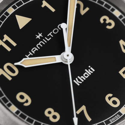 Orologio Hamilton 33mm In Acciaio Quadrante Nero