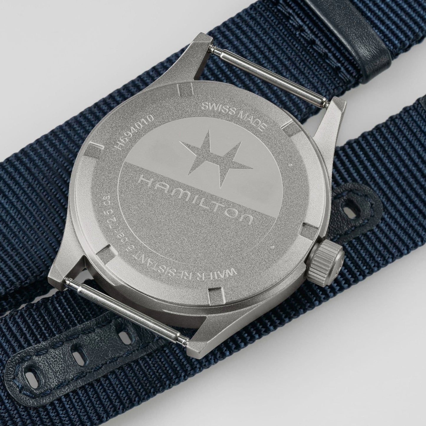 Orologio Uomo Hamilton 38mm Acciaio Quadrante Blu