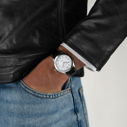 Orologio Unisex Hamilton 38mm In Acciaio Quadrante Bianco