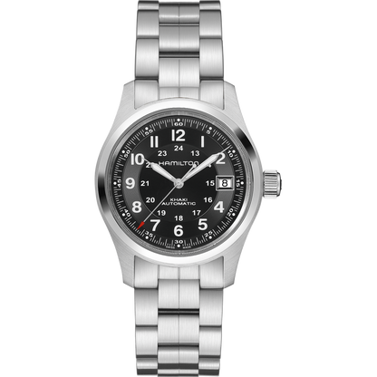 Orologio Uomo Hamilton 38mm In Acciaio Quadrante Nero