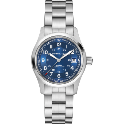 Orologio Uomo Hamilton 38mm In Acciaio Quadrante Blu Navy