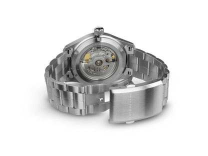 Orologio Uomo Hamilton 38mm In Acciaio Quadrante Blu Navy