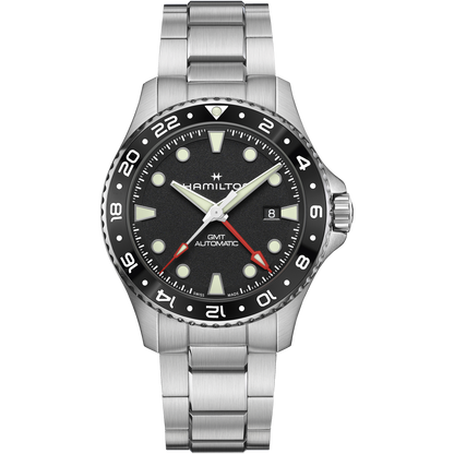 Khaki Navy Scuba Auto GMT 43 mm