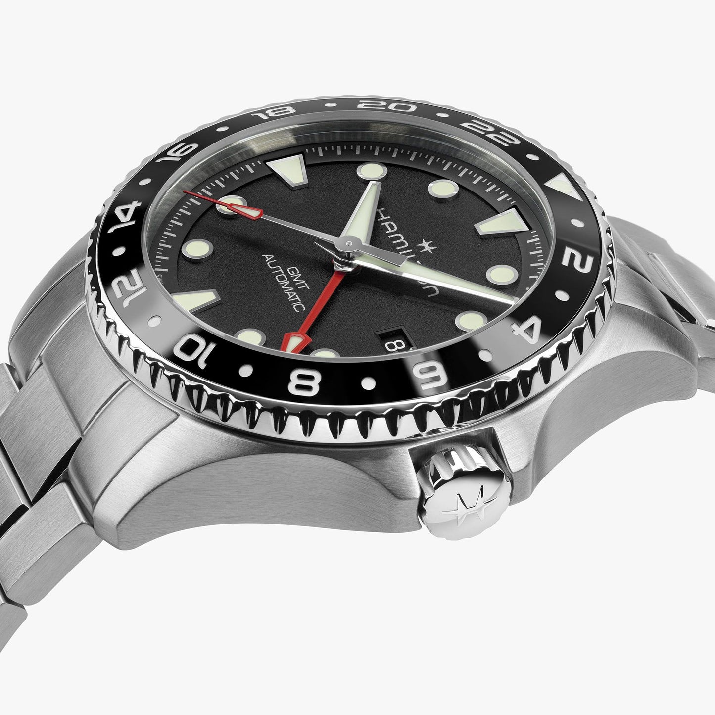 Khaki Navy Scuba Auto GMT 43 mm